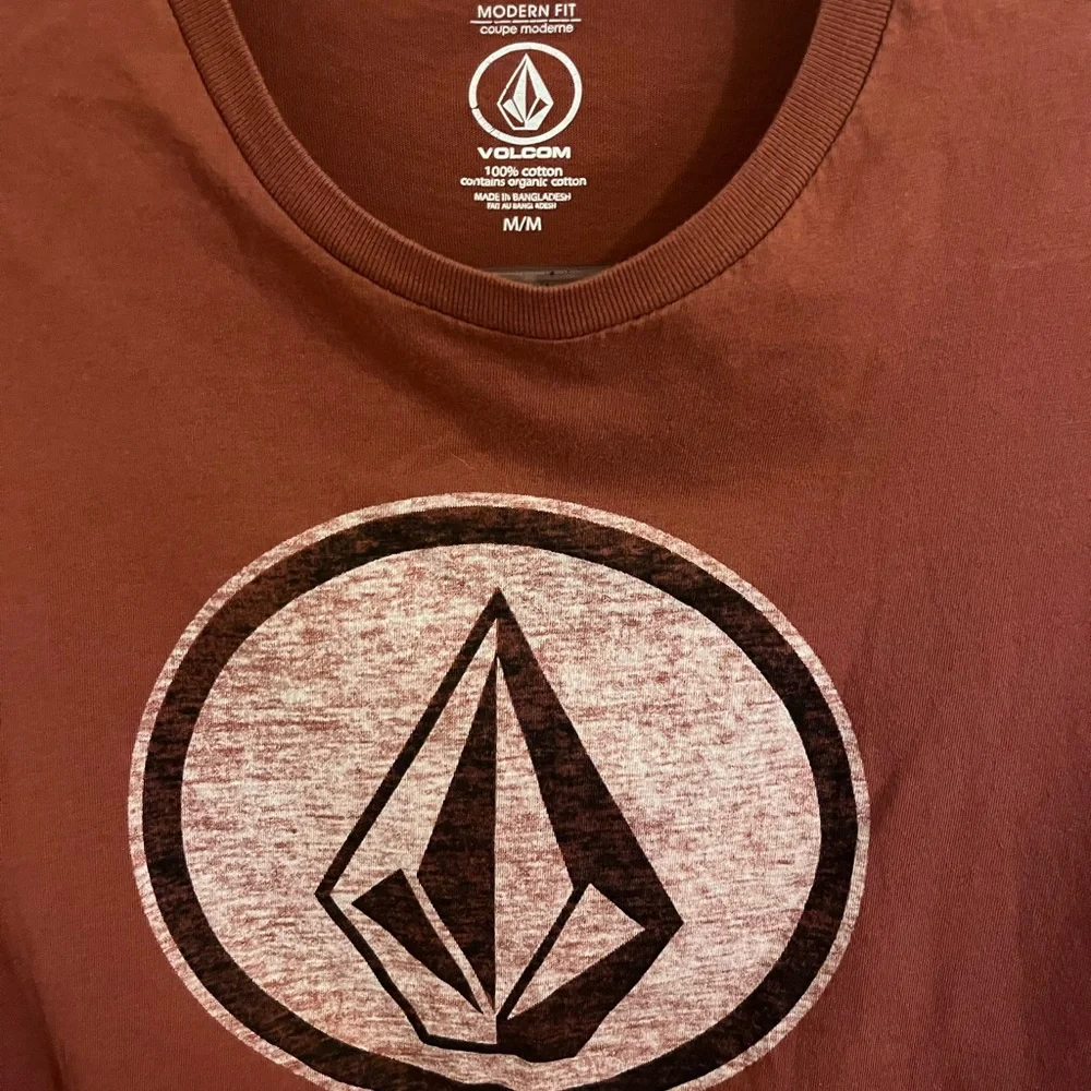 Volcom Diamond Logo Graphic Print Modern Fit Short Sleeve Shirt. M. 100% Cotton. - Picture 7 of 12